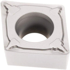 Seco - CCMT432 F1 Grade TP2501 Carbide Turning Insert - Al2O3 Finish, 80° Diamond, 1/2" Inscr Circle, 3/16" Thick, 1/32" Corner Radius - Americas Industrial Supply