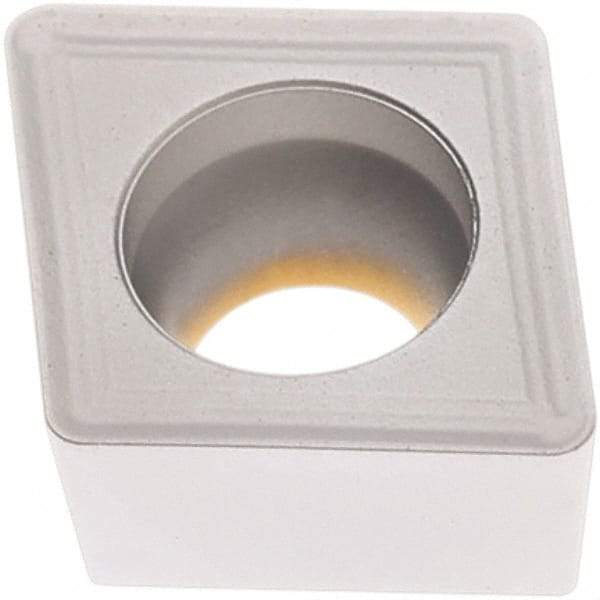 Seco - CCMT32.53 M3 Grade TP1501 Carbide Turning Insert - Al2O3 Finish, 80° Diamond, 3/8" Inscr Circle, 5/32" Thick, 1/32" Corner Radius - Americas Industrial Supply