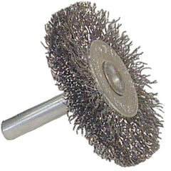 Vortec Pro 1-1/2″ Crimped Wire Wheel, .0118″ Steel Fill, 1/4″ Stem - Americas Industrial Supply