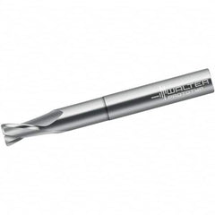 Walter-Prototyp - 12mm, 2 Flute, Single End, Solid Carbide, 1.5mm Corner Radius End Mill - 100mm OAL, 25° Helix, Right Hand Flute, 16mm LOC, Right Hand Cut, 50mm Extended Reach - Americas Industrial Supply
