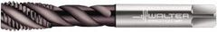 Walter-Prototyp - 1/2-20 UNF 4 Flute 2B Modified Bottoming Spiral Flute Tap - Powdered Metal, Hardlube Finish, 100mm OAL, Right Hand Flute, Right Hand Thread, Series EP2356302 - Americas Industrial Supply