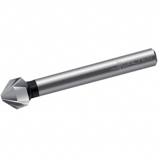 Walter-Titex - 30mm Head Diam, 12mm Shank Diam, 3 Flute 90° High Speed Steel Countersink - Americas Industrial Supply