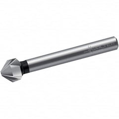 Walter-Titex - 7mm Head Diam, 6mm Shank Diam, 3 Flute 90° High Speed Steel Countersink - Bright Finish, 50mm OAL, Single End, Straight Shank, Right Hand Cut - Americas Industrial Supply