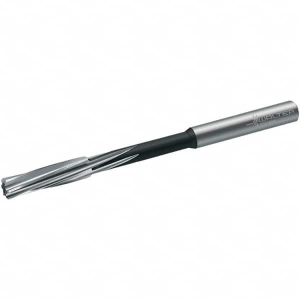 Walter-Titex - 1.9mm Cobalt 4 Flute Chucking Reamer - Spiral Flute, 1.9mm Straight Shank, 10mm Flute Length, 46mm OAL - Americas Industrial Supply