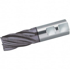 Walter-Prototyp - 12mm Diam, 26mm LOC, 3 Flute Powdered Metal Roughing Square End Mill - AlCrN Finish, 83mm OAL, 12mm Shank Diam, Single End, Extended Reach, Centercutting, 35° Helix - Americas Industrial Supply