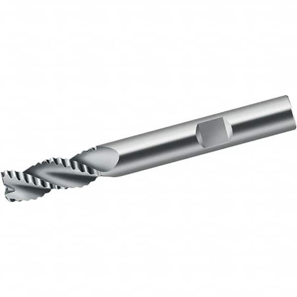 Walter-Prototyp - 6mm Diam, 13mm LOC, 3 Flute Solid Carbide Roughing Square End Mill - Uncoated, 57mm OAL, 6mm Shank Diam, Single End, Centercutting, 40° Helix - Americas Industrial Supply
