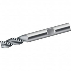Walter-Prototyp - 6mm Diam, 13mm LOC, 3 Flute Solid Carbide Roughing Square End Mill - Uncoated, 57mm OAL, 6mm Shank Diam, Single End, Centercutting, 40° Helix - Americas Industrial Supply