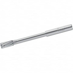 Walter-Titex - 10mm Solid Carbide 6 Flute Chucking Reamer - Spiral Flute, 10mm Straight Shank, 20mm Flute Length, 120mm OAL - Americas Industrial Supply