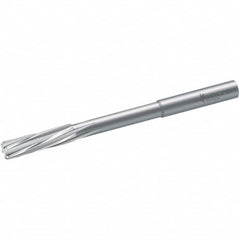 Chucking Reamer: 0.5512″ Dia, 6.2992″ OAL, 1.8504″ Flute Length, Straight Shank, Solid Carbide 8 Flute, RH