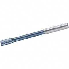 Walter-Titex - 9.98mm Solid Carbide 6 Flute Chucking Reamer - Straight Flute, 10mm Straight Shank, 20mm Flute Length, 120mm OAL - Americas Industrial Supply