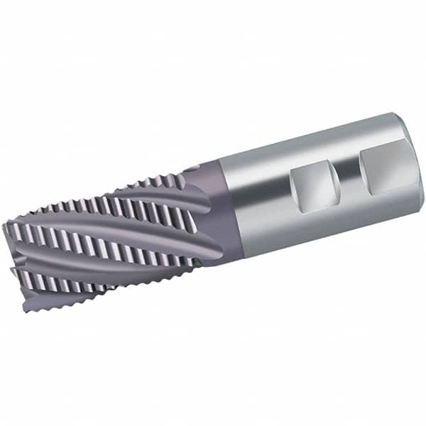 Walter-Prototyp - 16mm Diam, 32mm LOC, 4 Flute Powdered Metal Roughing Square End Mill - AlCrN Finish, 92mm OAL, 16mm Shank Diam, Single End, Extended Reach, Centercutting, 35° Helix - Americas Industrial Supply