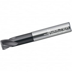 Walter-Prototyp - 8mm, 4 Flute, Single End, Solid Carbide, 1mm Corner Radius End Mill - 80mm OAL, 30° Helix, Right Hand Flute, 8mm LOC, Right Hand Cut, 29mm Extended Reach - Americas Industrial Supply