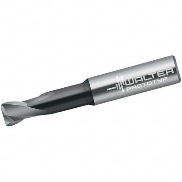 Walter-Prototyp - 6mm, 4 Flute, Single End, Solid Carbide, 1mm Corner Radius End Mill - 63mm OAL, 30° Helix, Right Hand Flute, 6mm LOC, Right Hand Cut, 24mm Extended Reach - Americas Industrial Supply