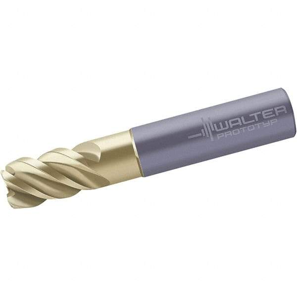 Walter-Prototyp - 20mm, 4 Flute, Single End, Solid Carbide, 1mm Corner Radius End Mill - 104mm OAL, 50° Helix, Right Hand Flute, 32mm LOC, Right Hand Cut, 52mm Extended Reach - Americas Industrial Supply