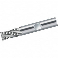 Walter-Prototyp - 18mm Diam, 32mm LOC, 4 Flute Powdered Metal Roughing Square End Mill - AlCrN Finish, 92mm OAL, 16mm Shank Diam, Single End, Extended Reach, Centercutting, 35° Helix - Americas Industrial Supply