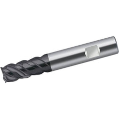 Walter-Prototyp - 16mm, 32mm LOC, 16mm Shank Diam, 92mm OAL, 4 Flute, Solid Carbide Square End Mill - Single End, TiAlN Finish, Spiral Flute, 50° Helix, Centercutting, Right Hand Cut, Right Hand Flute - Americas Industrial Supply
