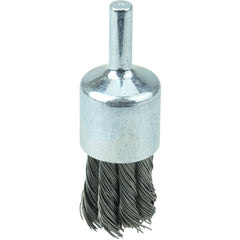 Vortec Pro 3/4″ Knot Wire End Brush, .020″ Steel Fill, 1/4″ Stem - Americas Industrial Supply