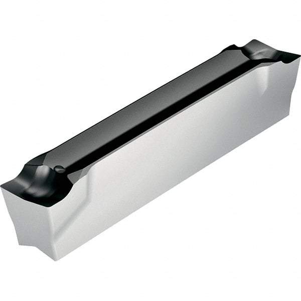 Walter - 1E200N02GX CF5 Grade WSM43S, 2mm Cutting Width Carbide Grooving Insert - Neutral, 0.2mm Corner Radius, TiAlN/Al2O3/Al Finish - Americas Industrial Supply