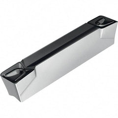 Walter - 2E300N03GX UD6 Grade WSM23S, 3mm Cutting Width Carbide Grooving Insert - 2mm Max Depth of Cut, Neutral, 0.3mm Corner Radius, TiAlN/Al2O3/ZrCN Finish - Americas Industrial Supply