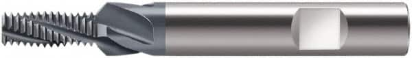 Walter-Prototyp - 0.2559" Cutting Diam, 3 Flute, Solid Carbide Helical Flute Thread Mill - Internal Thread, 16.25mm LOC, 72mm OAL, 10mm Shank Diam - Americas Industrial Supply