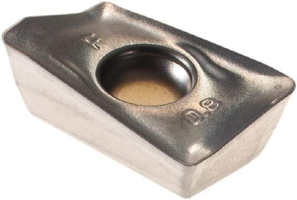 Walter - ADMT10T308 F56 Grade WSM35S Carbide Milling Insert - TiAlN/Al2O3/Al Finish, 0.1496" Thick, 0.8mm Corner Radius - Americas Industrial Supply