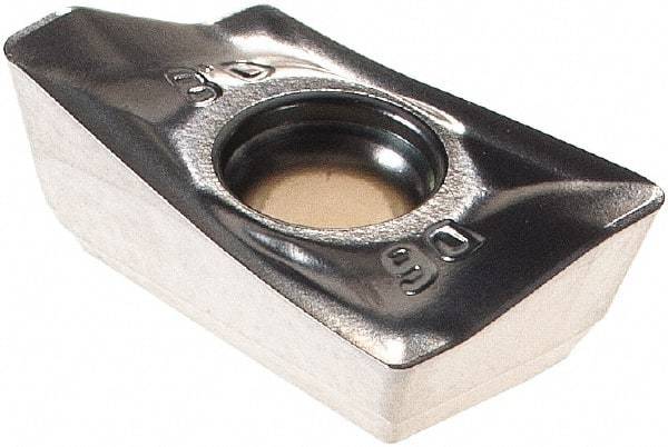 Walter - ADGT1204 D67 Grade WSM35S Carbide Milling Insert - TiAlN/Al2O3/Al Finish, 0.1874" Thick, 0.8mm Corner Radius - Americas Industrial Supply