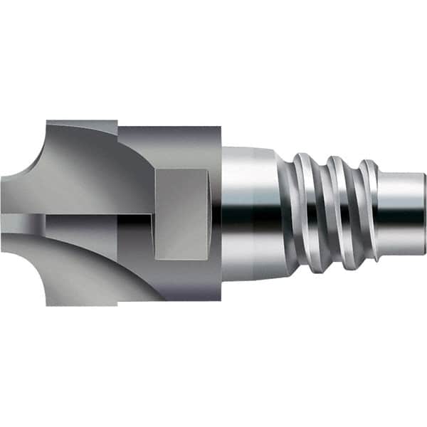 Walter-Prototyp - H3E Carbide End Milling Tip Insert - TiAlN Finish, 4 Flutes, 20mm Cutting Diam, 6mm Depth of Cut, 21.3mm Extension, 0.2362" Cnr Rad - Americas Industrial Supply