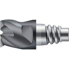 Walter-Prototyp - H3E Carbide End Milling Tip Insert - TiAlN Finish, 3 Flutes, 25mm Cutting Diam, 13.5mm Depth of Cut, 25.6mm Extension - Americas Industrial Supply
