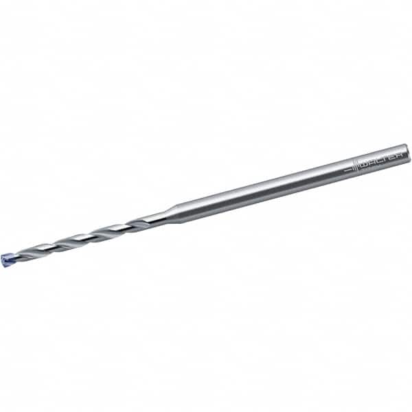 Walter-Titex - 2.6mm, 140° Point, Solid Carbide Micro Drill Bit - 71mm OAL, 30mm Flute Length, 3mm Shank Diam, Series A6489AMP - Americas Industrial Supply