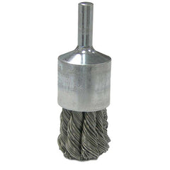 Vortec Pro 3/4″ Knot Wire End Brush, .014″Stainless Steel Fill, 1/4″ Stem - Americas Industrial Supply