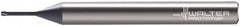 Walter-Prototyp - 5/16-18, 0.2441" Cutting Diam, 3 Flute, Solid Carbide Helical Flute Thread Mill - Internal Thread, 4.23mm LOC, 63mm OAL, 8mm Shank Diam - Americas Industrial Supply