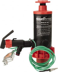 GoatThroat Pumps - 3/8" Outlet, 4 GPM, Polypropylene Hand Operated Transfer Pump - 56" OAL, For up to 55 Gal Drums, For Class I & II Flammable & Combustible Liquids - Americas Industrial Supply