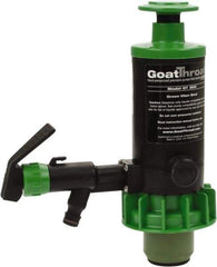 GoatThroat Pumps - 3/8" Outlet, 4 GPM, Polypropylene Hand Operated Transfer Pump - 56" OAL, For up to 55 Gal Drums, For Biodiesel, Lightweight Synthetic Oils, Pesticides, Solvents, Acids & Other Corrosive Chemicals - Americas Industrial Supply