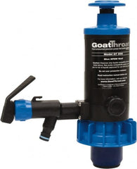 GoatThroat Pumps - 3/8" Outlet, 4 GPM, Polypropylene Hand Operated Transfer Pump - 56" OAL, For up to 55 Gal Drums, For Antifreeze & Other Lightweight Liquids - Americas Industrial Supply