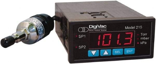 DigiVac - Vacuum Gauges Type: Electronic Vacuum Gauge Vacuum Range: 0.001 - 760 Torr - Americas Industrial Supply