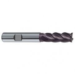 8mm Dia. - 63mm OAL - 4 FL Variable Helix Firex Carbide End Mill - Americas Industrial Supply