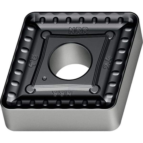 Walter - CNMM544 NRR Grade WPP20S Carbide Turning Insert - TiCN/Al2O3/TiN Finish, 80° Diamond, 5/8" Inscr Circle, 1/4" Thick, 1/16" Corner Radius - Americas Industrial Supply