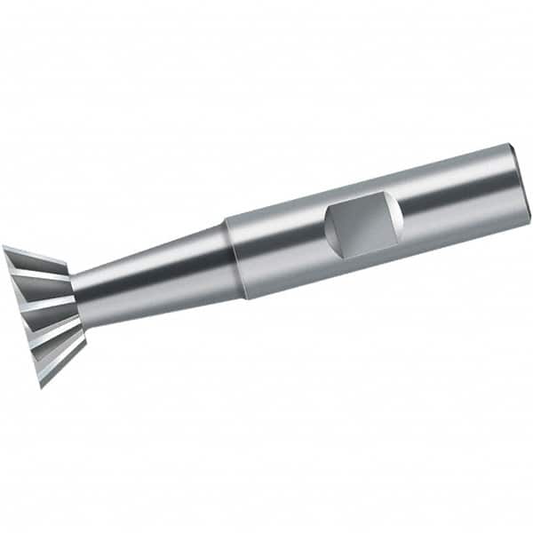 Walter-Prototyp - 20mm Diam x 8mm Width of Cut, 60° Included Angle, Cobalt Dovetail Cutter - Weldon Flat, Uncoated - Americas Industrial Supply