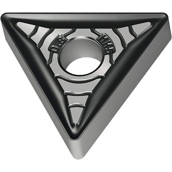 Walter - TNMG332 MK5 Grade WKK10S Carbide Turning Insert - TiCN/Al2O3/TiCN Finish, 60° Triangle, 3/8" Inscr Circle, 3/16" Thick, 1/32" Corner Radius - Americas Industrial Supply