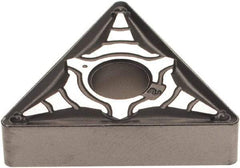 Walter - TNMG432 MP5 Grade WPP30S Carbide Turning Insert - TiCN/Al2O3/TiN Finish, 60° Triangle, 1/2" Inscr Circle, 3/16" Thick, 1/32" Corner Radius - Americas Industrial Supply