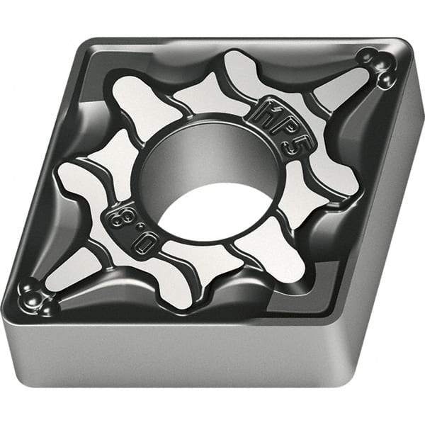 Walter - CNMG542 MP5 Grade WPP30S Carbide Turning Insert - TiCN/Al2O3/TiN Finish, 80° Diamond, 5/8" Inscr Circle, 1/4" Thick, 1/32" Corner Radius - Americas Industrial Supply