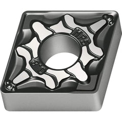 Walter - CNMG542 MP5 Grade WPP30S Carbide Turning Insert - TiCN/Al2O3/TiN Finish, 80° Diamond, 5/8" Inscr Circle, 1/4" Thick, 1/32" Corner Radius - Americas Industrial Supply