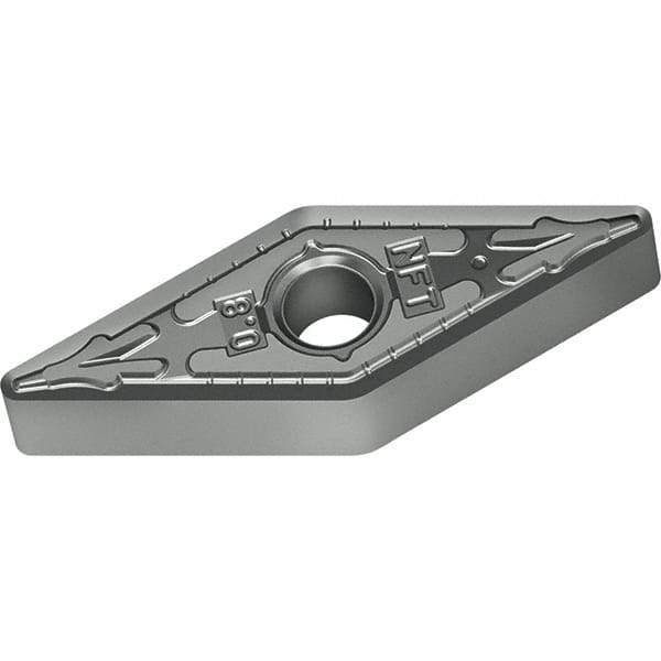 Walter - VNGG332 NFT Grade WS10 Carbide Turning Insert - Uncoated, 35° Diamond, 3/8" Inscr Circle, 3/16" Thick, 1/32" Corner Radius - Americas Industrial Supply