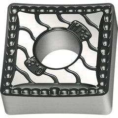 Walter - SNMG322 MP3 Grade WPP20S Carbide Turning Insert - TiCN/Al2O3/TiN Finish, 90° Square, 3/8" Inscr Circle, 1/8" Thick, 1/32" Corner Radius - Americas Industrial Supply