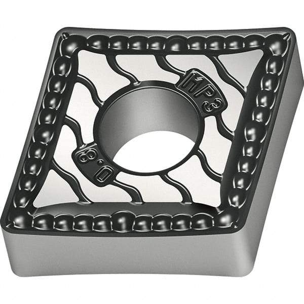 Walter - CNMG431 MP3 Grade WPP20S Carbide Turning Insert - TiCN/Al2O3/TiN Finish, 80° Diamond, 1/2" Inscr Circle, 3/16" Thick, 1/64" Corner Radius - Americas Industrial Supply