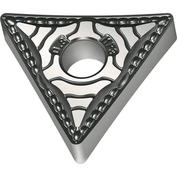 Walter - TNMG333 MP3 Grade WPP10S Carbide Turning Insert - TiCN/Al2O3/TiN Finish, 60° Triangle, 3/8" Inscr Circle, 3/16" Thick, 3/64" Corner Radius - Americas Industrial Supply