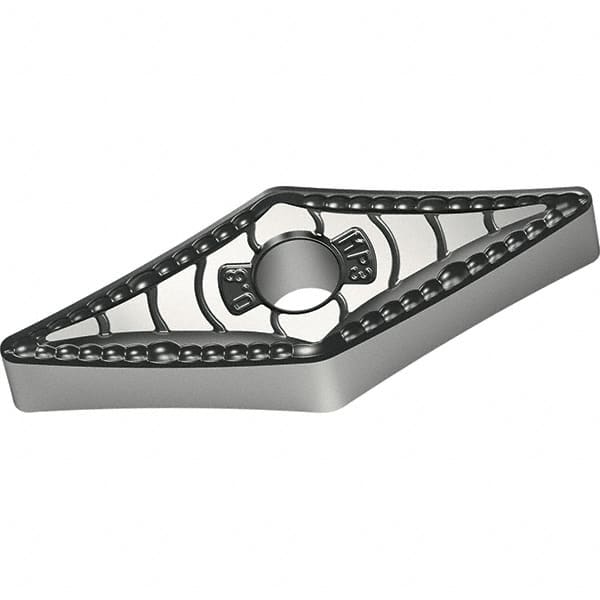 Walter - VNMG332 MP3 Grade WPP20S Carbide Turning Insert - TiCN/Al2O3/TiN Finish, 35° Diamond, 3/8" Inscr Circle, 3/16" Thick, 1/32" Corner Radius - Americas Industrial Supply
