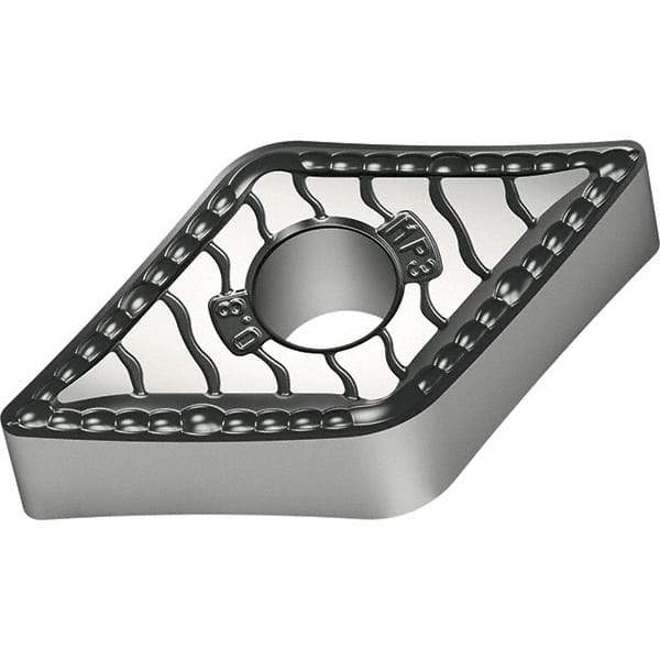 Walter - DNMG331 MP3 Grade WPP10S Carbide Turning Insert - TiCN/Al2O3/TiN Finish, 55° Diamond, 3/8" Inscr Circle, 3/16" Thick, 1/64" Corner Radius - Americas Industrial Supply