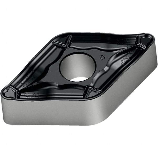 Walter - DNMM442 NRF Grade WPP20S Carbide Turning Insert - TiCN/Al2O3/TiN Finish, 55° Diamond, 1/2" Inscr Circle, 1/4" Thick, 1/32" Corner Radius - Americas Industrial Supply