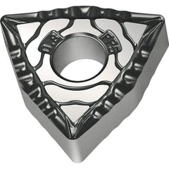 Walter - WNMG332 FP5 Grade WPP10S Carbide Turning Insert - TiCN/Al2O3/TiN Finish, 80° Trigon, 3/8" Inscr Circle, 3/16" Thick, 1/32" Corner Radius - Americas Industrial Supply